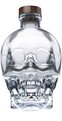 Large crystal head vodka - large,