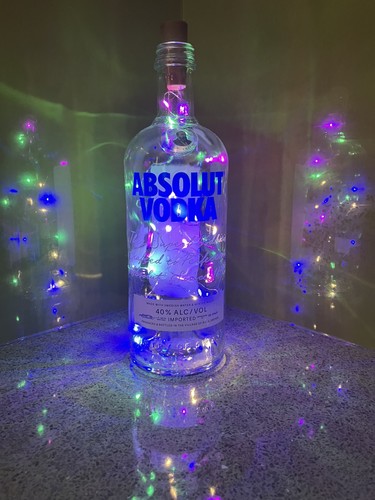 Absolute vodka litre empty - vodka,