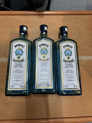 Bombay sapphire gin bottles - 3,