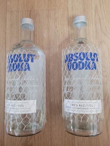 Litre absolut vodka empty - absolut,