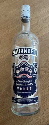 Smirnoff blue label vodka - blue,