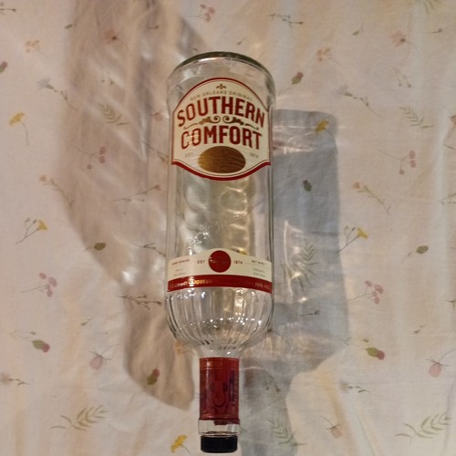 Southern comfort empty glass - southern,