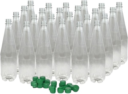 Pet plastic clear bottles - plastic, 1
