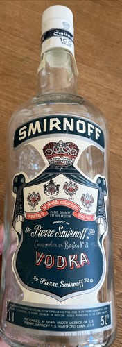 Smirnoff blue label vodka - smirnoff,