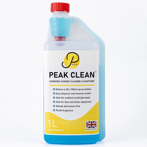 Peak clean sunbed cleaner - clean,