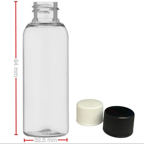 50ml clear tall boston bottles - 50ml,