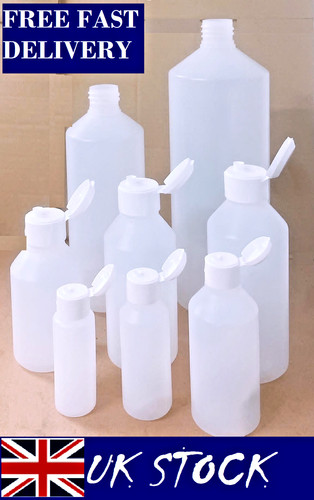 Plastic bottles natural hdpe - bottles,