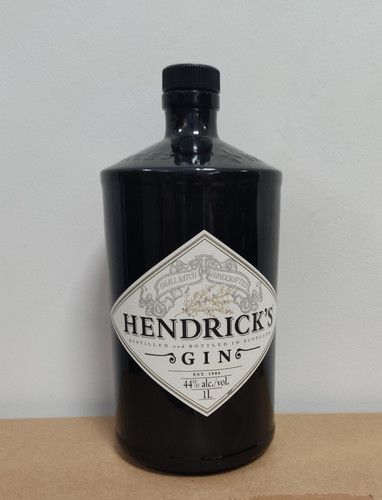 Empty hendricks gin glass - empty,