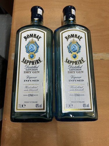 Bombay sapphire gin bottles - 2,