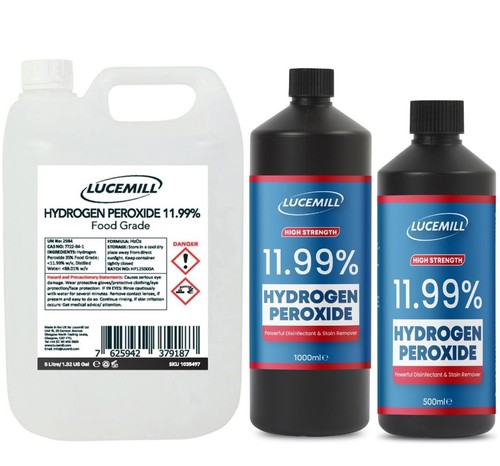 Hydrogen peroxide food - hydrogen, 11.99%